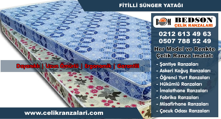 Metal Ranzaya Sünger Yatak