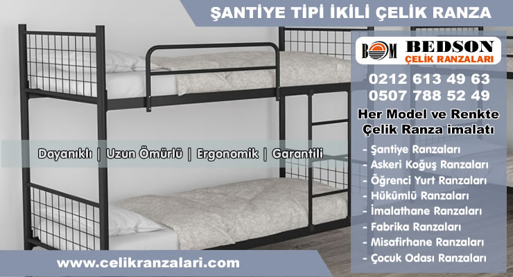 İkili Şantiye Ranzası